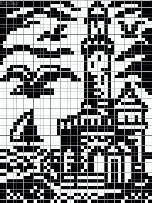 Pixel art géant